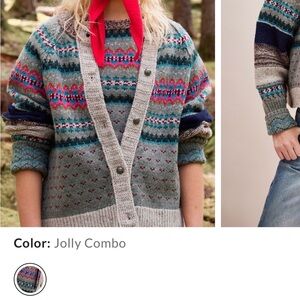 We The Free Jolly Combo Knit Cardigan